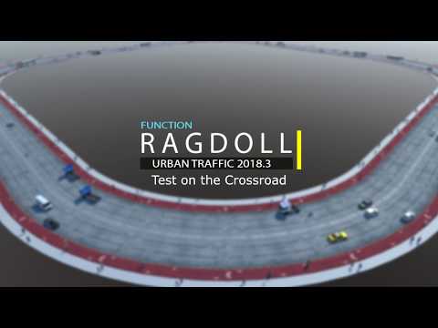 Unity - RagDoll Test on the Crossroad | Urban Traffic 2020