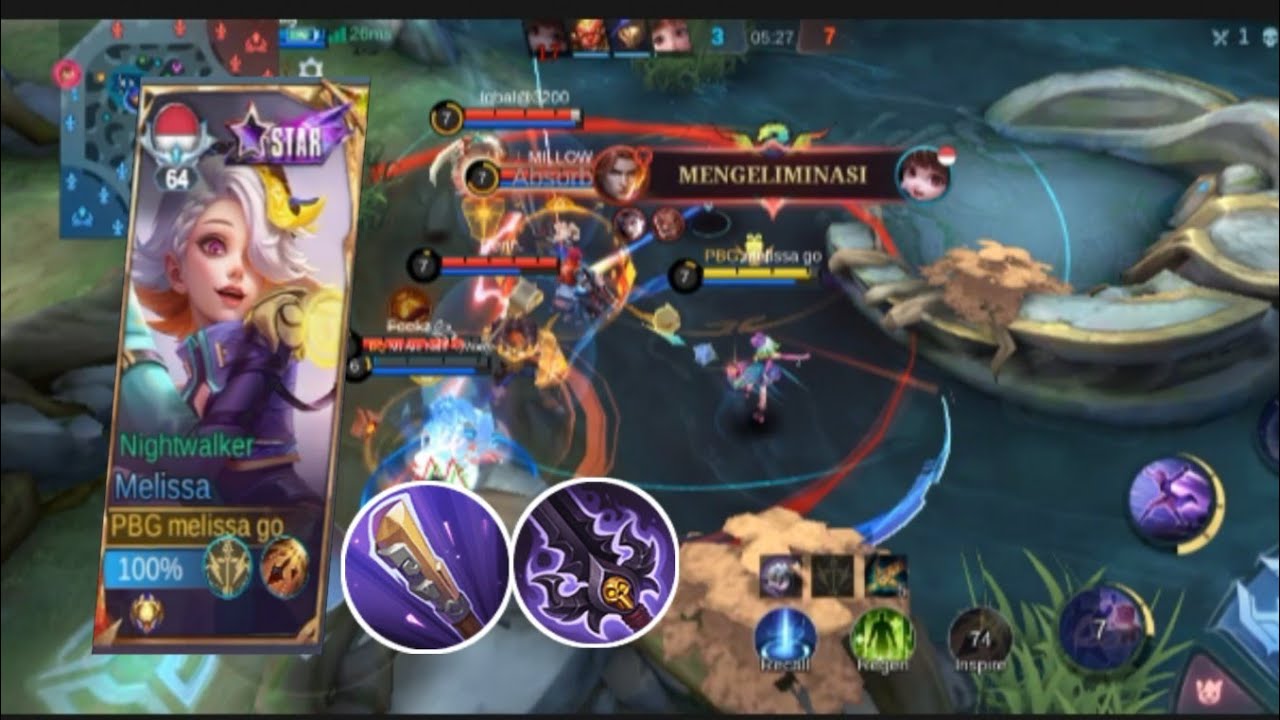 gameplay melissa mlbb