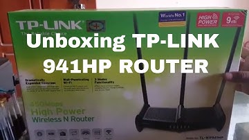 TP-LINK TL-WR941HP ROUTER Unboxing and Setup Antenna | 2017 Unboxing BSR.
