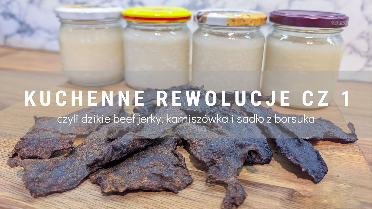 DIANA BYC 5/2026 Kuchenne rewolucje cz. 1 - czyli dzikie beef jerky, karniszówka i sadło z borsuka.