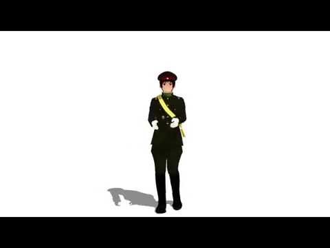【APヘタリアMMD】しゃち式日本陸さんと大佐でちくたく！