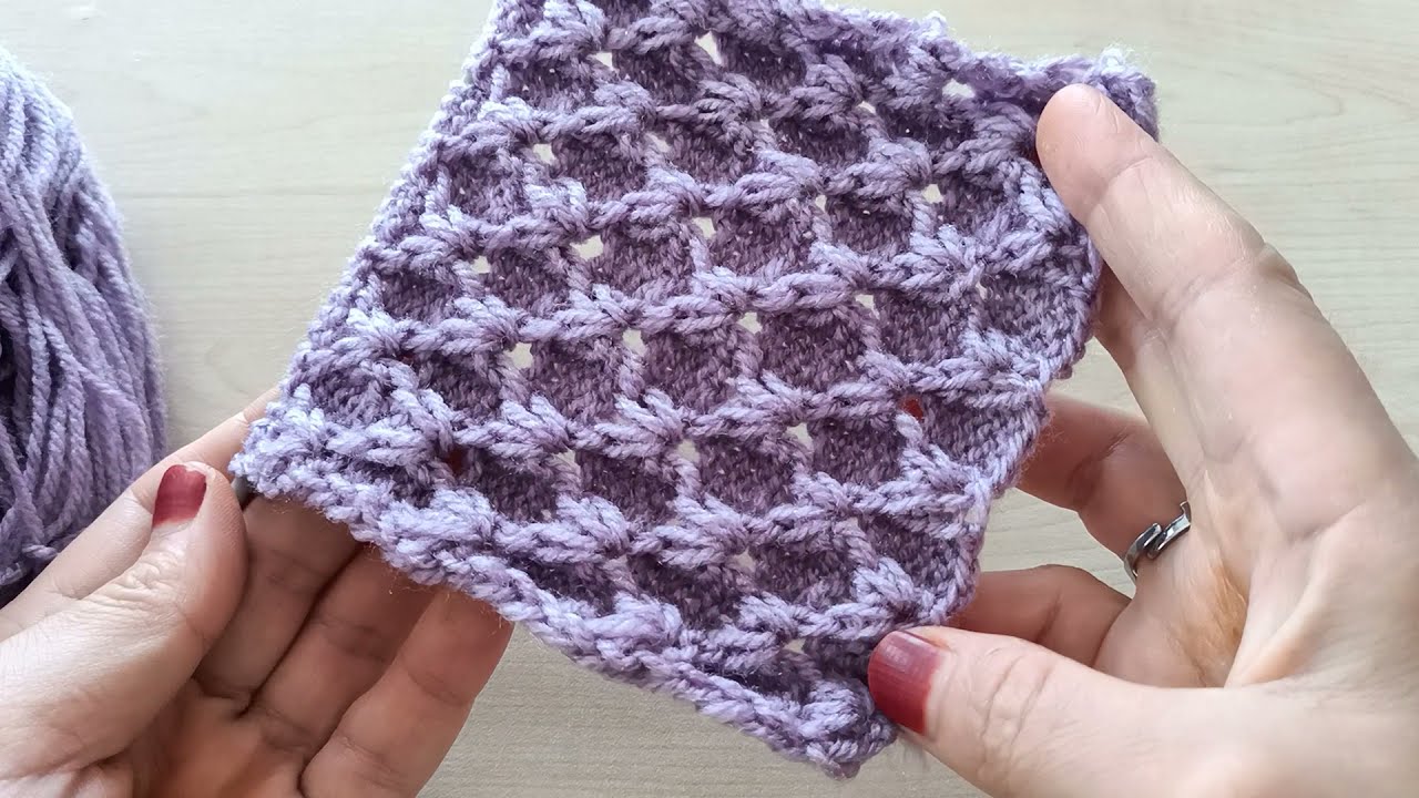 KABARTMALI AJURLU ÖRGÜ MODELİ