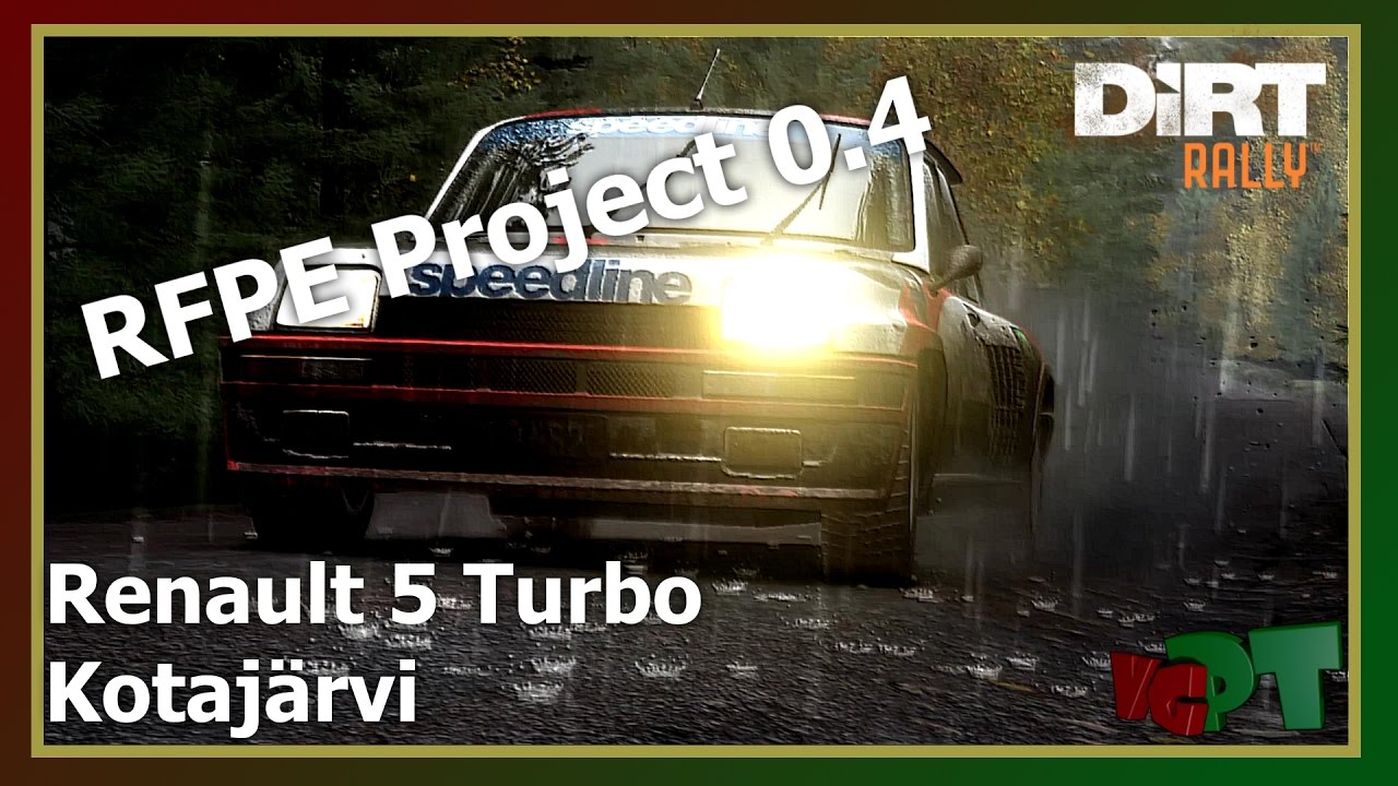Dirt Rally - RFPE Project 0.4 - Renault 5 Turbo - ON WET FINLAND
