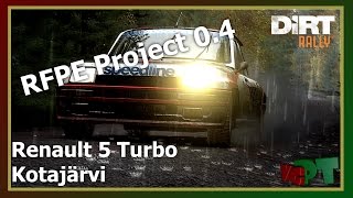 Dirt Rally - Rfpe Project 0.4 - Renault 5 Turbo - On Wet Finland