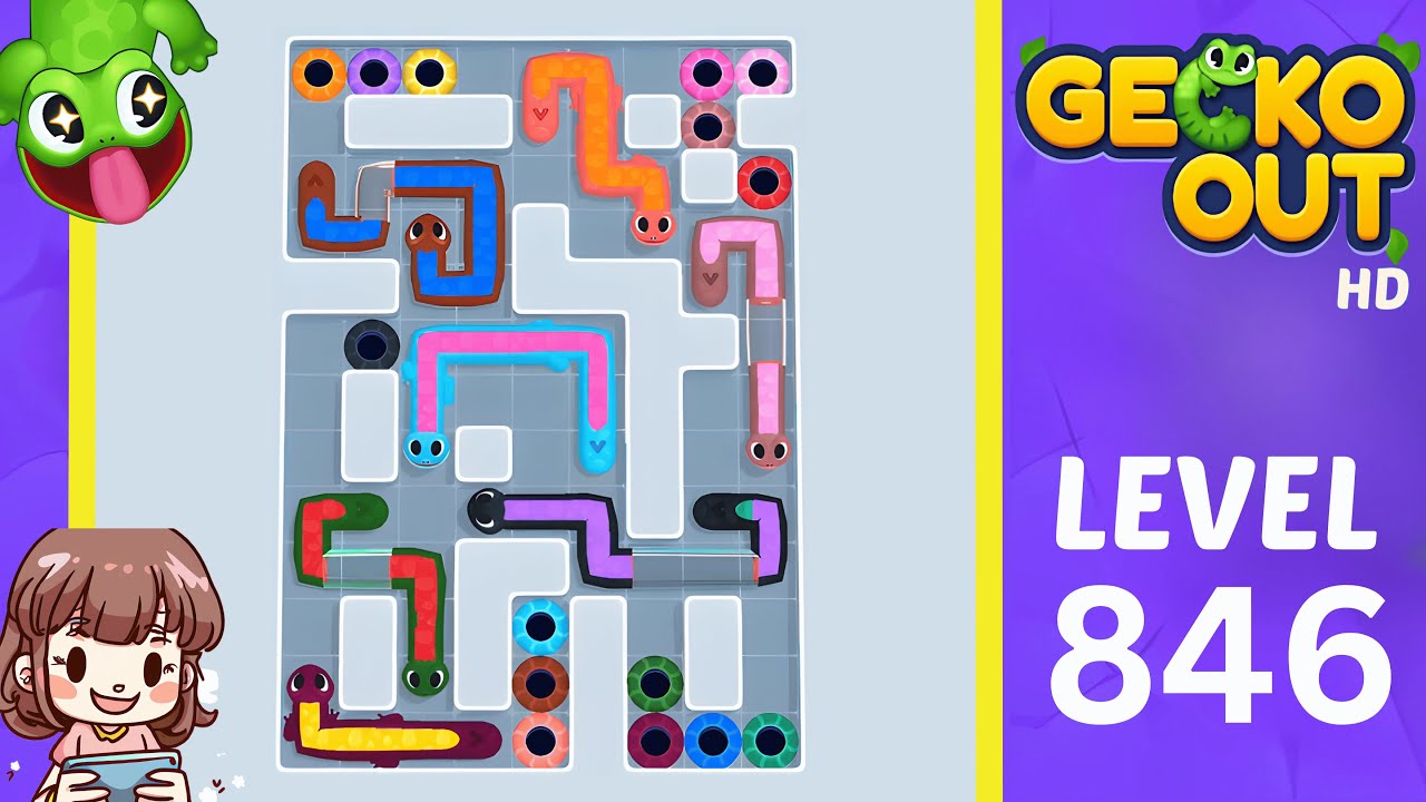 Gecko Out Level 846 Solution Walkthrough