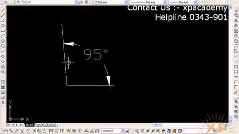 How to Use Rotate Command in AutoCAD Urdu Tutorials wWw.xpacademy.com