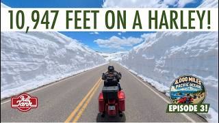 Snow, Switchbacks & Harleys Riding Beartooth Pass // PACIFIC OCEAN RUN, EPISODE 2