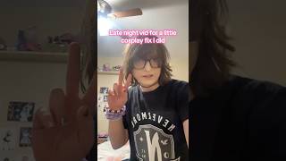 Fixing my cosplay with a safety pin and turning it into a maid photocard flex