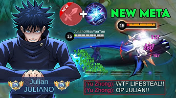 NEW JULIAN META! BEST FIGHTER EMBLEM BUILD AFTER ADJUSTMENT (INSANE DAMAGE COMBO) 😱🔥