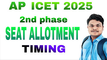 AP ICET 2025 SEAT ALLOTMENT Update 