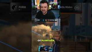 FURIA DANDO AULA DE RETAKE! #cs #counterstrike #gaules #furia #fallen