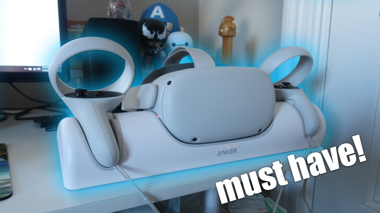 ANKER charging dock + rechargeable batteries for Oculus Quest 2