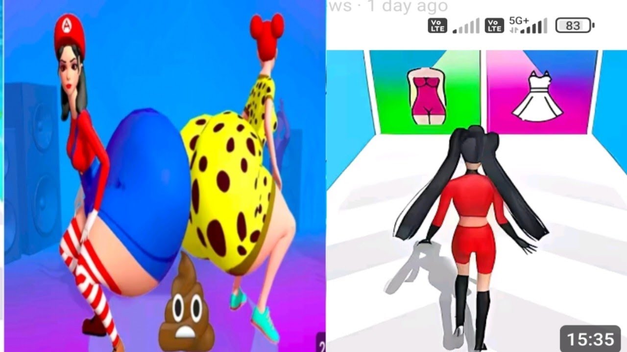 Build A Queen vs Twerk Run Race 3D - All Levels SpeedRun Gameplay Android iOS Ep 