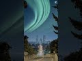 Aurora lights on King George Highway seen from special ai camera surrey bc canada #aurora #cosmic