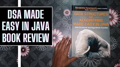 Data structure And Algorithm made easy in Java book review | Narasimha karumanchi | Java book Review