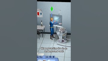 Vault Life in The Sims 3✨ Fallout-Inspired Build #thesims3 #falloutvault  #sims3build #sims3gameplay