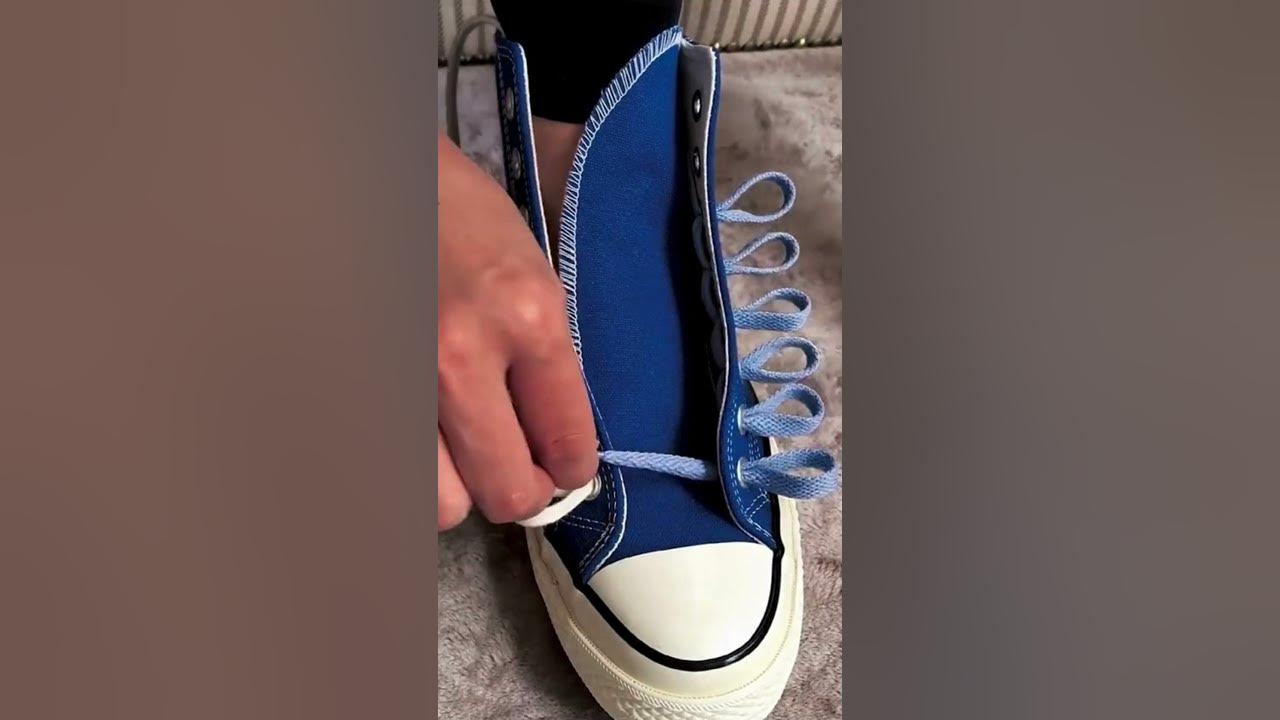 This Converse Lacing Trick Will Make Your Shoes Stand Out #converseshoes #shoelacetying #shoelaces