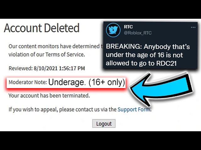 RTC on X: NEWS: It has been CONFIRMED by ROBLOX support that
