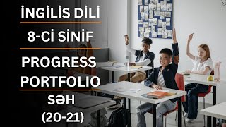 İngilis dili - 8 ci sinif - Progress Portfolio - səh 20, 21