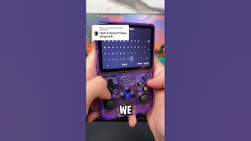 Does it have Minecraft?🤔 #retroconsole #gaming #retrogaming #gamingconsole #nostalgia #retro
