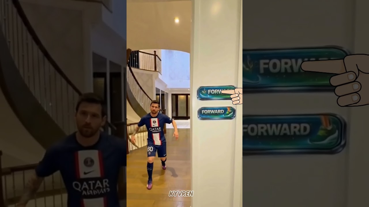 Messi Does the Robot Trend 🤖