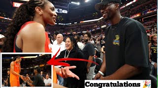 A'ja Wilson & Bam Adebayo Move From Friends To Engaged As They Got Engaged Seconds Ago. 