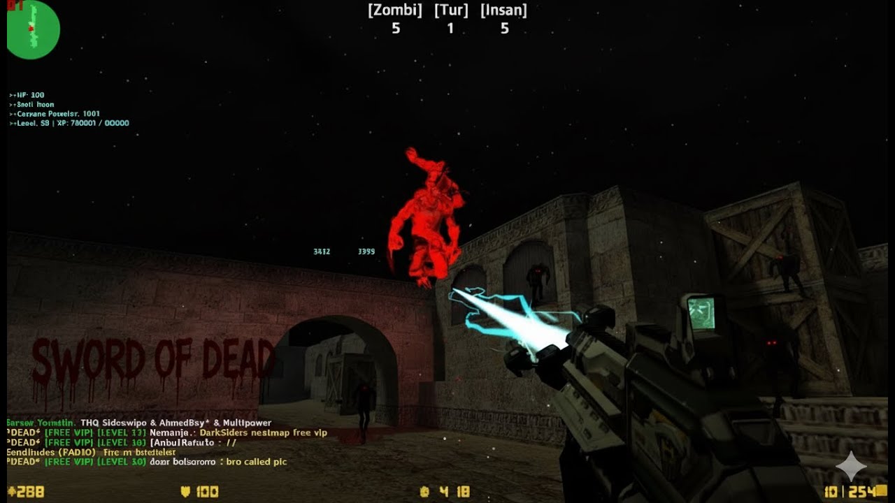 Counter Strike 1.6 New Update  Zombie Escape Mode | Sword of the Dead