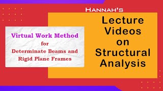 Virtual Work Method | Structural Analysis | Civil Engineering