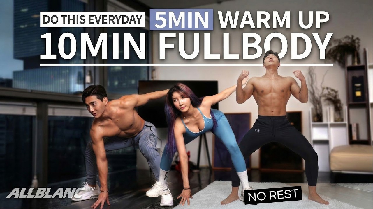 운동 전 필수 워밍업 하고 전신 칼로리도 불태우자🔥 l Do This Everyday To Lose Weight (All-in-one ver.)