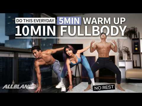 운동 전 필수 워밍업 하고 전신 칼로리도 불태우자🔥 l Do This Everyday To Lose Weight (All-in-one ver.)