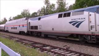 Amtrak Downeaster #681 with the ocean view dome car!