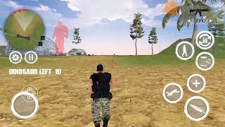 Dinosaur World Jurassic Island TPS Action Game Android Gameplay screenshot 1