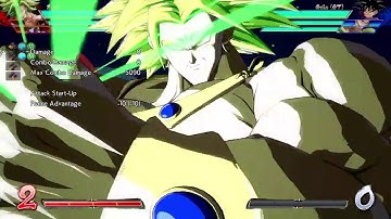 Broly Sparking Blast Punish Combo with Cell Assist