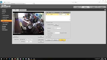 How to set up IVS rules for Dahua cameras - (Tripwire)