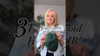3 Tips to avoid Hat Hair!! #hathair #hairtips #hairtipsandtricks #beautytips #over40 #over50