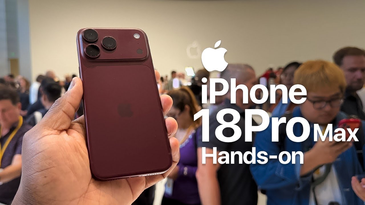 iPhone 18 Pro Max Hands-on: Burgundy!
