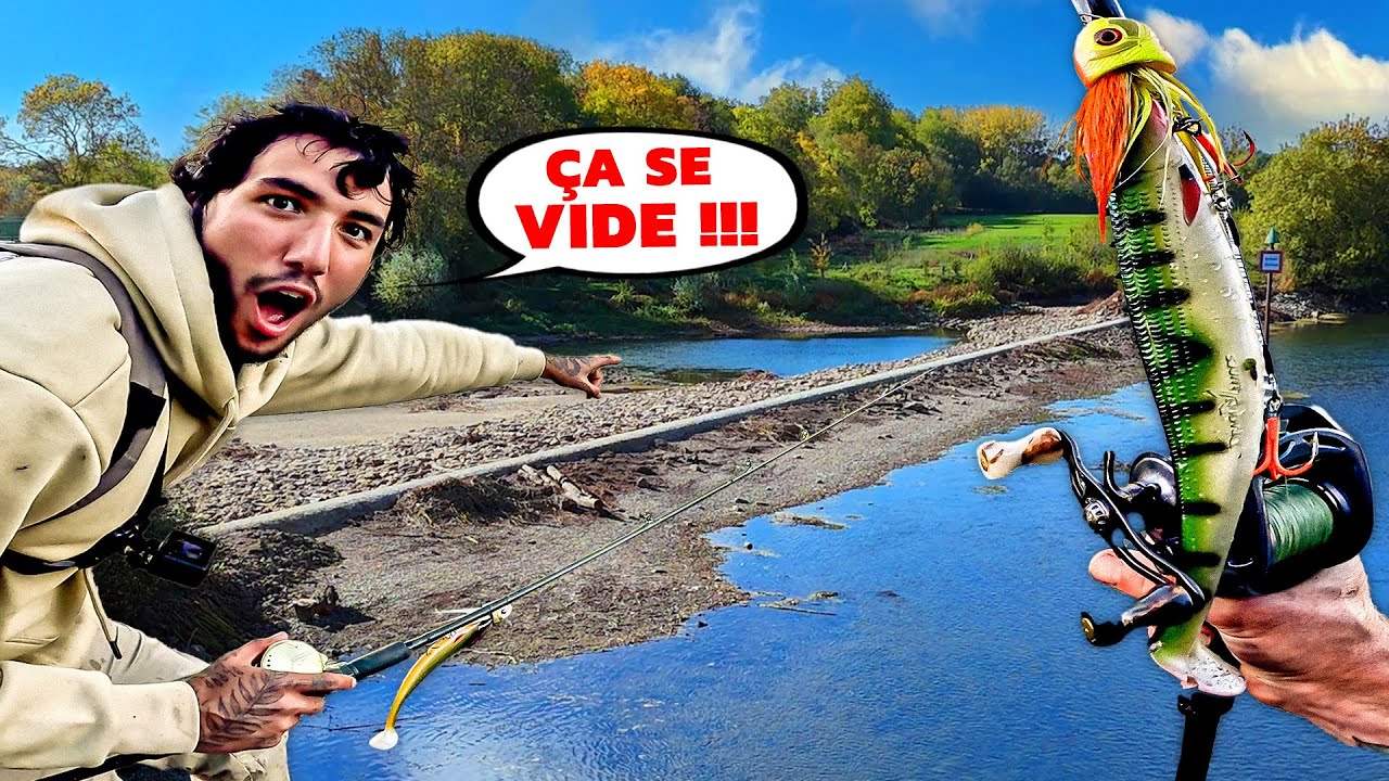 Ma Rivière d'Enfance se Vide et Abrite des Monstres !! (Pêche du bord)