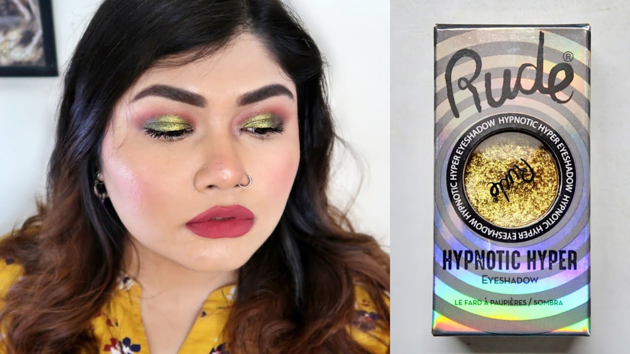 Rude Cosmetics Hypnotic Hyper Eyeshadow in shade Trance Dance Tutorial ...