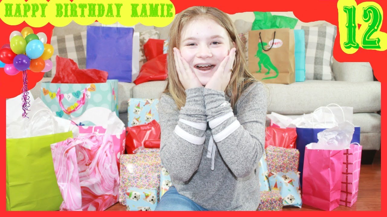 OPENING BIRTHDAY PRESENTS!!! Kamie's 12th Birthday!