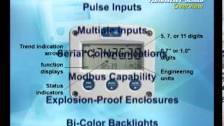 Fluidwell F Series indicators & displays for flow level pressure temperature from icenta