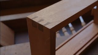Colas de milano con esquinas a inglete || Cómo hacer una caja de madera, capítulo 3.