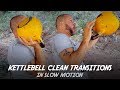 Kettlebell Clean Transitions Slow-mo. You need to know these!