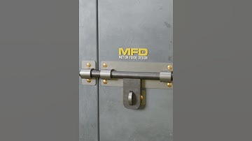 Homemade Gate Latch Lock 🔐 Design Idea #shorts #youtubeshorts #viralvideo