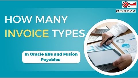 How many types of Invoices in Oracle EBS/Fusion Receivables?#o3technologies