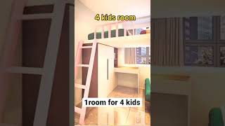 1 room for 4 kids