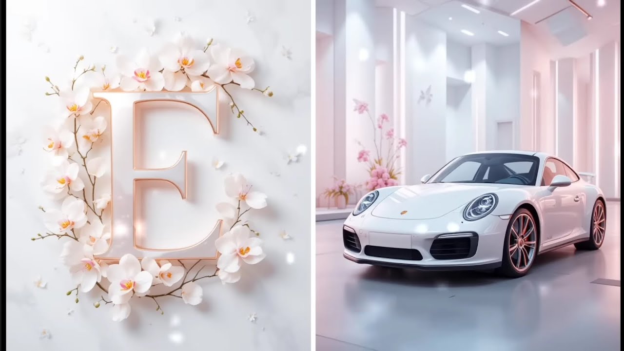 Choose your name's first letter and see your luxury car 🚗💓 