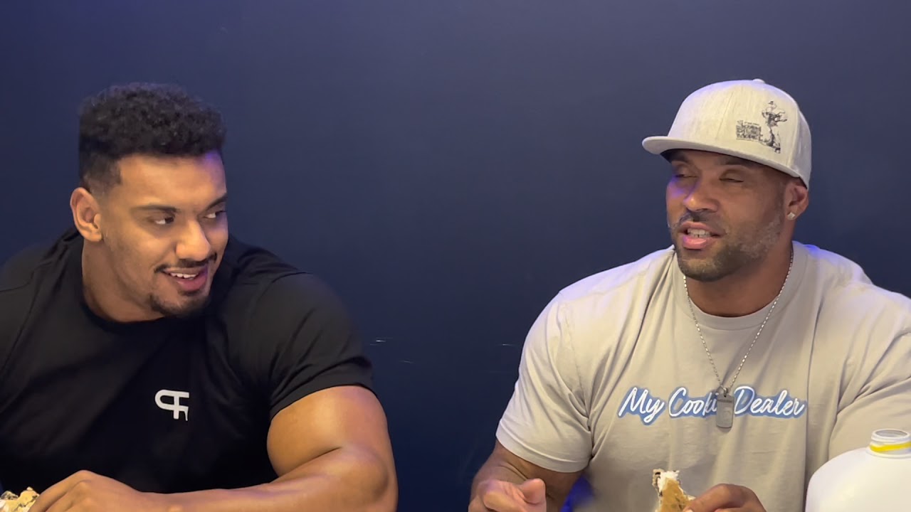 Gorging on cookies with Larry Wheels ( how many cookies did he throw up in the Tesla Plaid ?)
