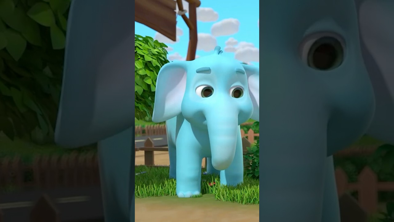Trumpet, Trumpet! 🐘 Old MacDonald Had an ELEPHANT! | Lalafun Nursery Rhymes & Kids Songs #elephant