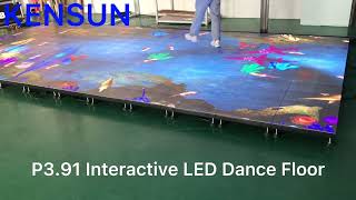 P3.91 Interactive LED Dance Floor