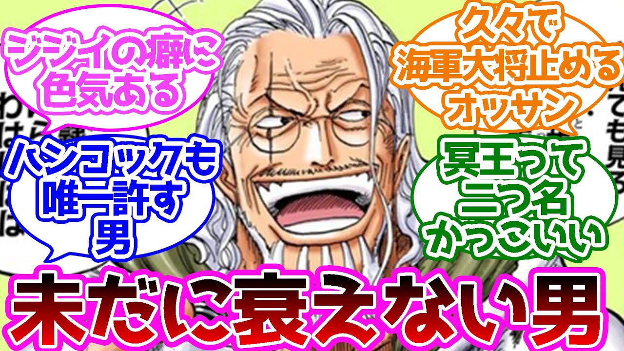 ロジャーの右腕 レイリー について話す読者の反応集 ワンピース Youtube